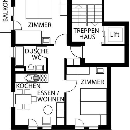 Golf Appartement-fewo 5-bettwohnung Nr- 2 By Interhome Appartement